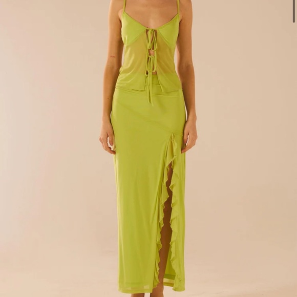 Peppermayo bittersweet mesh cami top and maxi skirt set - Picture 1 of 3